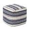 Edge Collections - Boho Decorative Pouf Ottoman Cover for Versatile Seating - 1 Piece